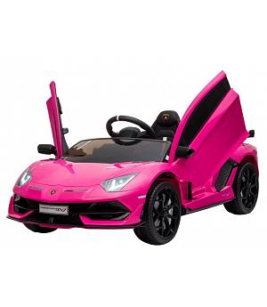 Lamborghini Aventador 12V INFANTIL, RC, ROSA-PINK - INDA332-c4k0328P  -KID
